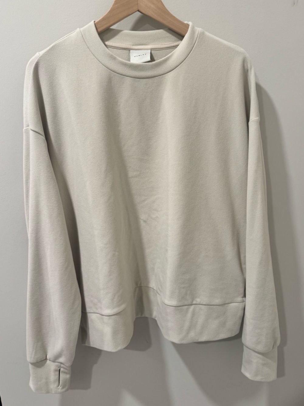 Varley Cream Crewneck Sweatshirt